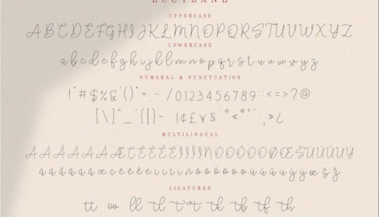 فونت انگلیسی زیبا راوی   Rovey Font family