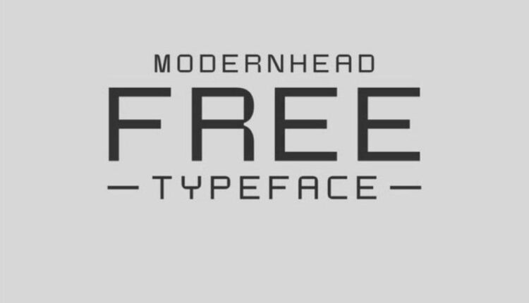 فونت انگلیسی مدرن هد   Modernhead Font