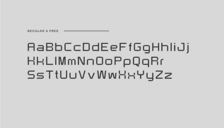 فونت انگلیسی مدرن هد   Modernhead Font