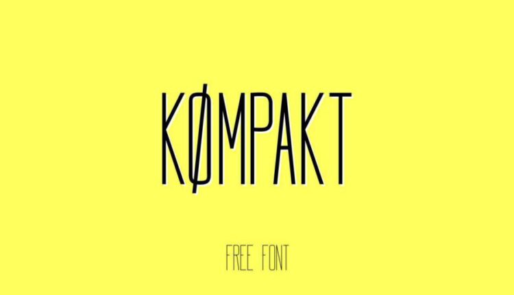فونت انگلیسی سنس سریف کامپکت   Kompakt Font