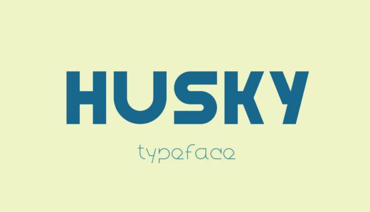 فونت انگلیسی فانتزی هاسکی   Husky Font Family