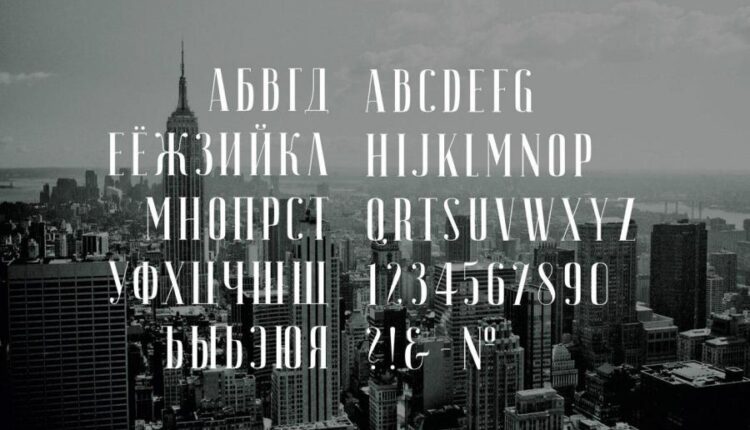 فونت انگلیسی کلاسیک ژرنالیسم   Journalism Font