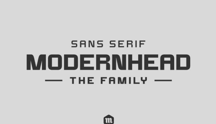 فونت انگلیسی مدرن هد   Modernhead Font
