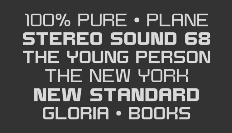 فونت انگلیسی مدرن هد   Modernhead Font