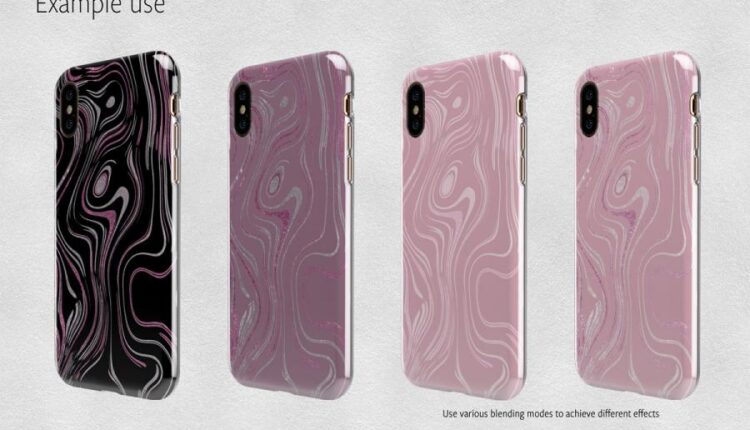 طرح انتزاعی سنگ مرمر   Marbled Foils