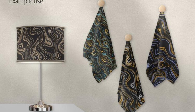 طرح انتزاعی سنگ مرمر   Marbled Foils