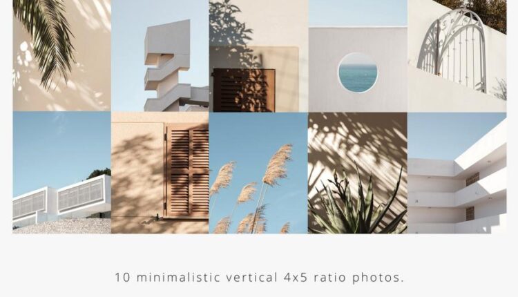 مجموعه عکس های مینیمال معماری   Minimalistic Photos Pack
