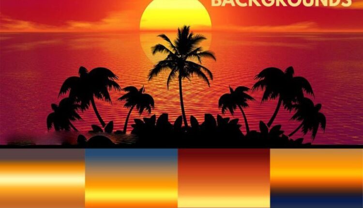 20 گرادینت غروب خورشید   Sunset Gradients for Photoshop
