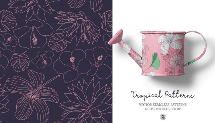 پترن گیاهان گرمسیری   Tropical Patterns