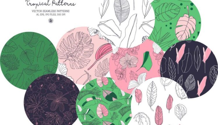 پترن گیاهان گرمسیری   Tropical Patterns