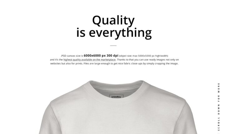 موکاپ تیشرت دخترانه پارچه ای   Bella Canvas Mockup