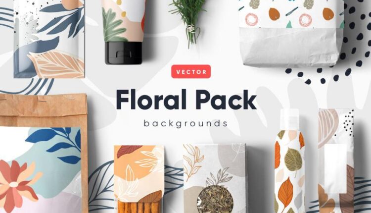 پس زمینه و پترن زیبای گل   Floral Backgrounds & Patterns