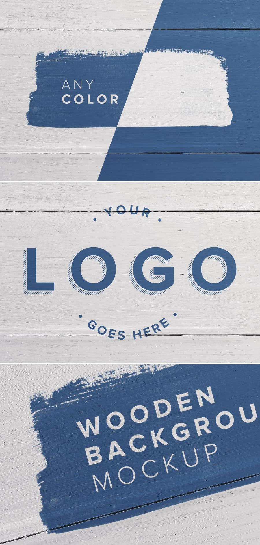 موکاپ تابلو های چوبی Wooden Boards Mockup