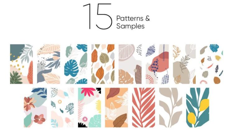 پس زمینه و پترن زیبای گل   Floral Backgrounds & Patterns