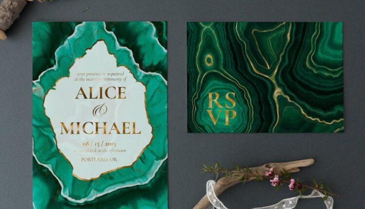 10 تکسچر طلایی و مرمر سبز   Malachite & Gold Textures