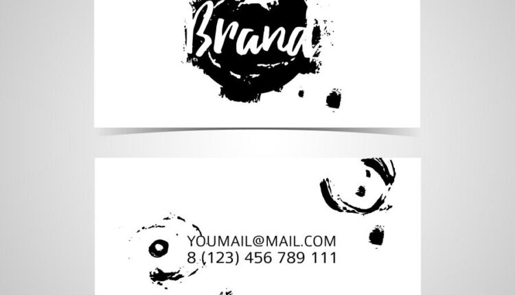 فایل لایه باز کارت ویزیت به صورت وکتور   Business Card Design