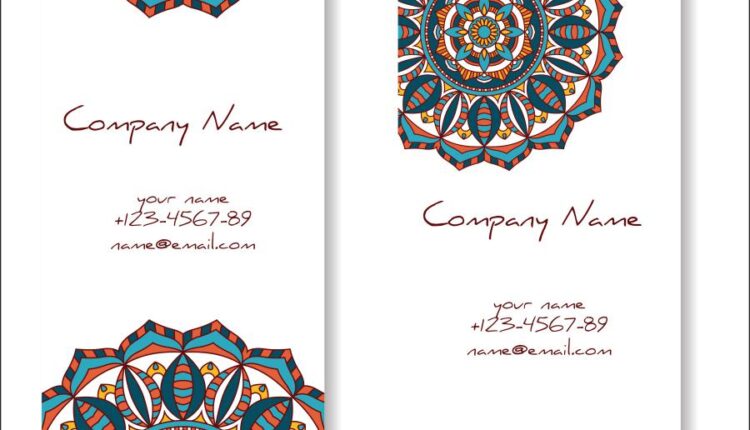 فایل لایه باز کارت ویزیت به صورت وکتور   Business Card Design