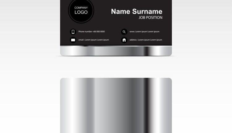 فایل لایه باز کارت ویزیت به صورت وکتور   Business Card Design