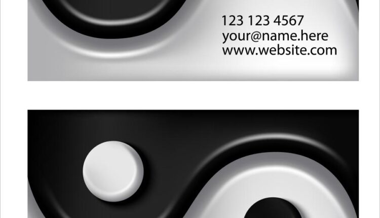 فایل لایه باز کارت ویزیت به صورت وکتور   Business Card Design