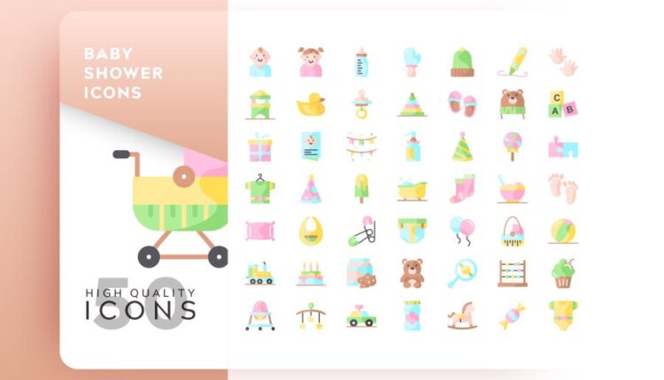 مجموعه آیکون های خطی و فلت رنگی با موضوعات مختلف   Icons Pack