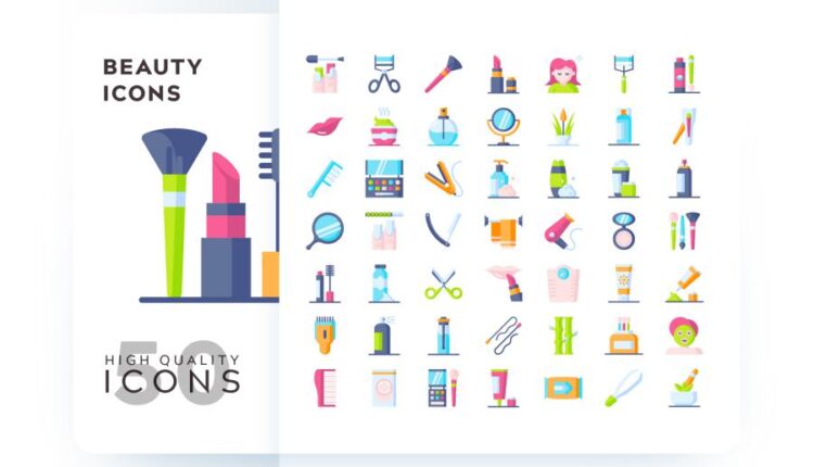 مجموعه آیکون های خطی و فلت رنگی با موضوعات مختلف   Icons Pack