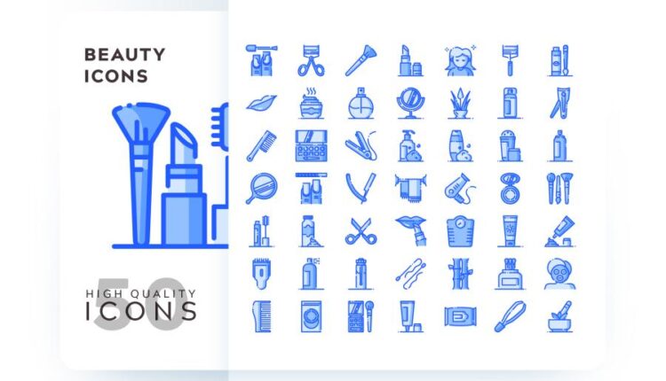 مجموعه آیکون های خطی و فلت رنگی با موضوعات مختلف   Icons Pack