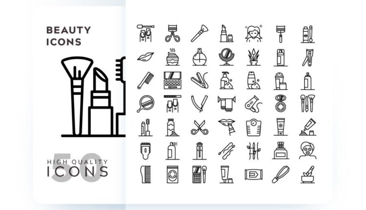 مجموعه آیکون های خطی و فلت رنگی با موضوعات مختلف   Icons Pack