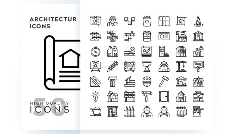 مجموعه آیکون های خطی و فلت رنگی با موضوعات مختلف   Icons Pack