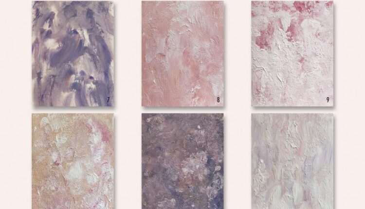 تکسچر رنگ اکرلیک   Fine Art Acrylic Paint Textures