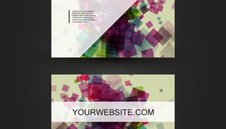 فایل لایه باز کارت ویزیت به صورت وکتور   Business Card Design