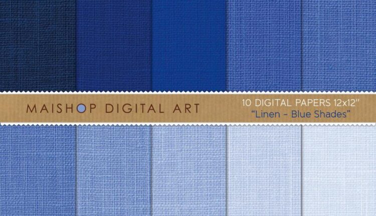 تصاویر استوک بافت پارچه   Digital Paper Pack Linen