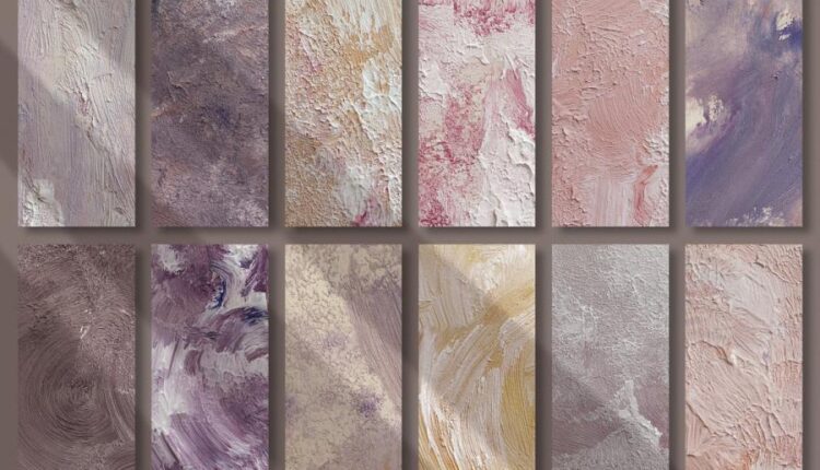 تکسچر رنگ اکرلیک   Fine Art Acrylic Paint Textures