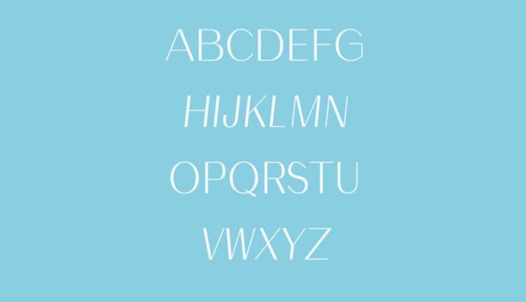 فونت انگلیسی سنس سریف مالاک   Malak Sans Serif Typeface