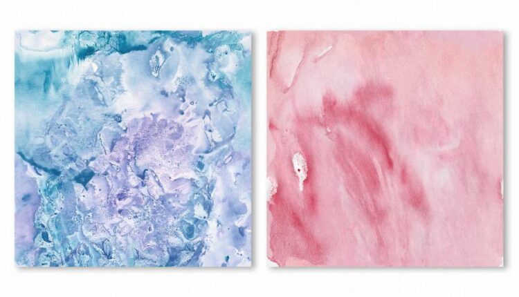 تکسچر های آبرنگی انتزاعی   Seamless Watercolor Textures