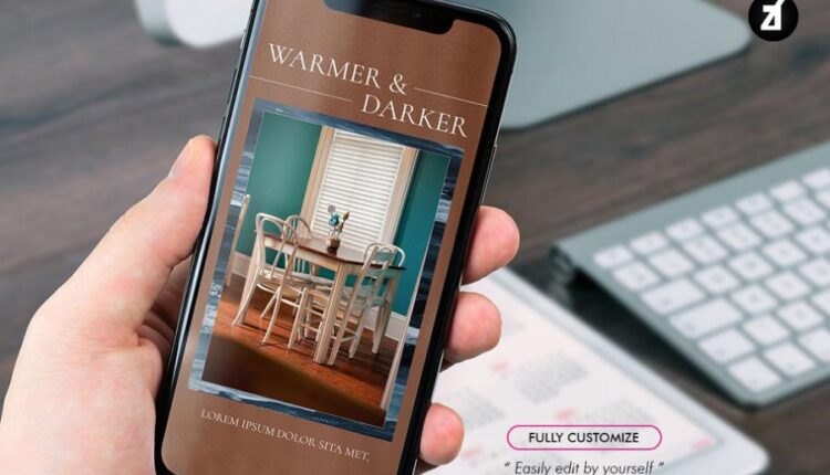 قالب آماده پست اینستاگرام   Simplest social media templates