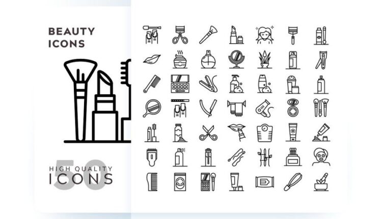 مجموعه آیکون های خطی و فلت رنگی با موضوعات مختلف   Icons Pack