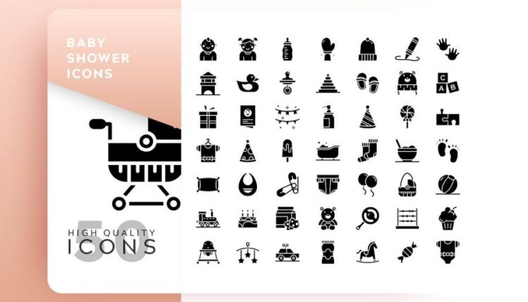 مجموعه آیکون های خطی و فلت رنگی با موضوعات مختلف   Icons Pack