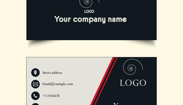 فایل لایه باز کارت ویزیت به صورت وکتور   Business Card Design