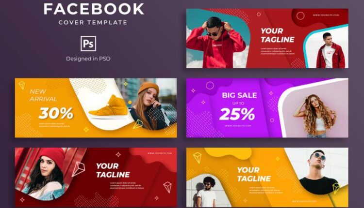 فایل لایه باز بنر سایت با موضوع فشن   Fashion Facebook