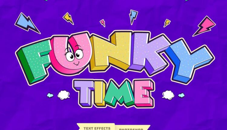 افکت نوشته به سبک پاپ آرت   Pop Art Text Effects