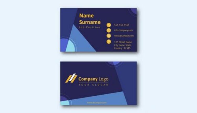 فایل لایه باز کارت ویزیت خاص شرکتی   Business Card