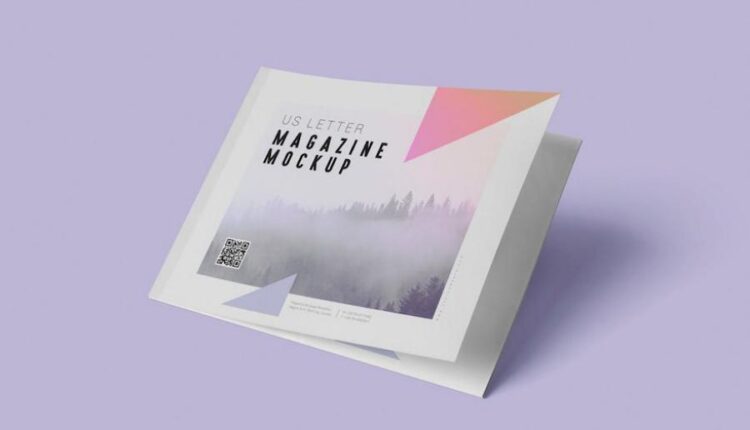 موکاپ مجله در زاویه های متنوع   Magazine Mockup