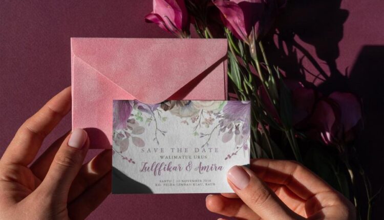 موکاپ کارت عروسی شیک و زیبا   Wedding Day Mock Up