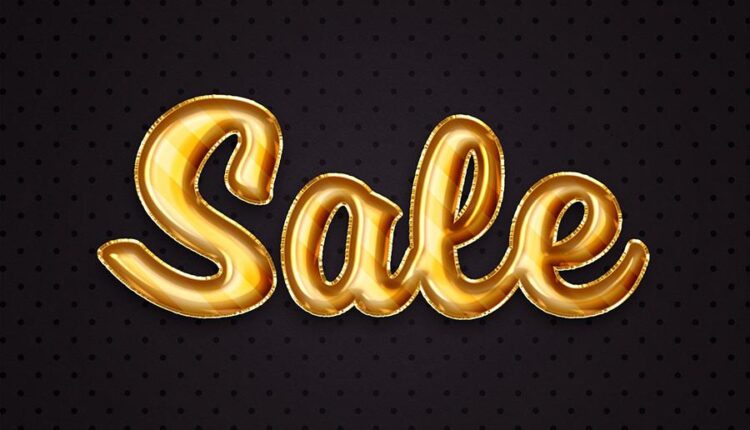 فایل لایه باز افکت بادکنک فویلی نوشته و اشکال   Foil Balloon