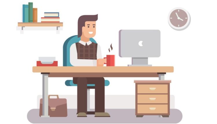 وکتور های تصویرسازی شده شرکت بیزینسی و بازرگانی   office