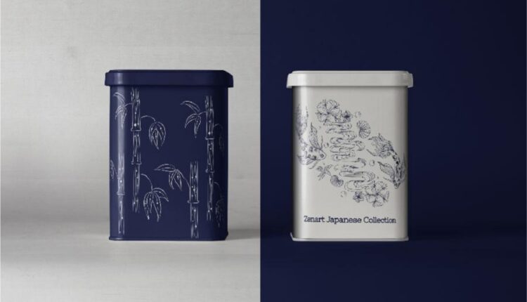 مجموعه وکتور عناصر طراحی و تزئینی ژاپنی   Zenart Japanese