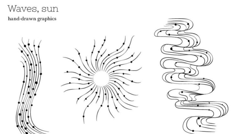 مجموعه وکتور عناصر طراحی و تزئینی ژاپنی   Zenart Japanese