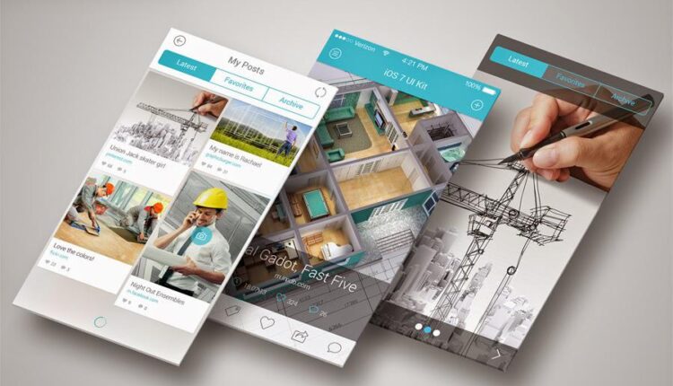 موکاپ نمایش اپلیکیشن موبایل   Mobile Application Mockup