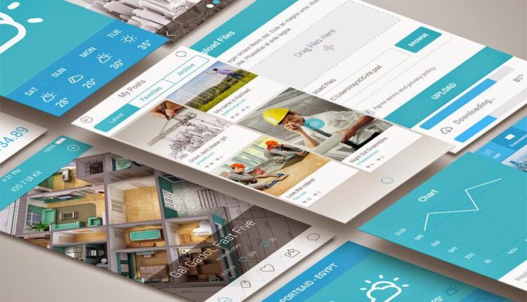 موکاپ نمایش اپلیکیشن موبایل   Mobile Application Mockup
