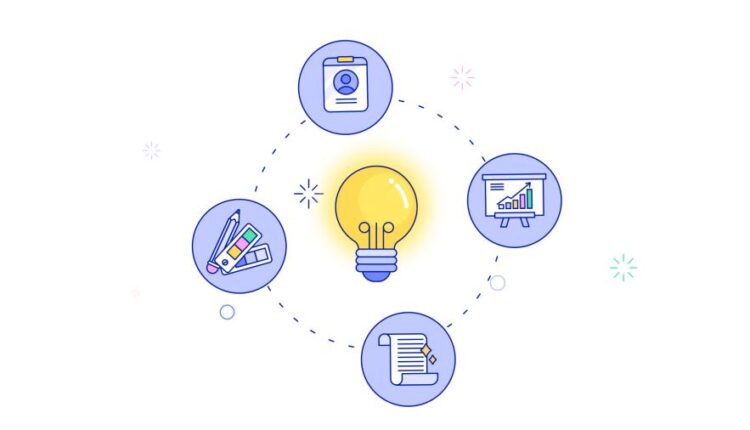 70 طرح لایه باز مفهومی بصورت فلت   Explainer Graphics Toolkit